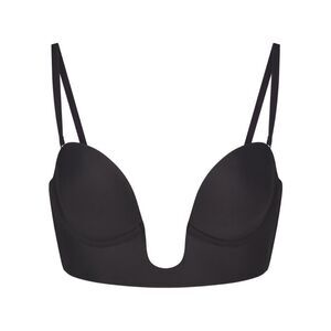 NEW SKIMS DEEP PLUNGE SHAPEWEAR BRA IN BLACK SIZE S